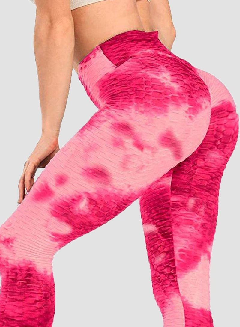 Tie-dyed Leggings Compression Yoga Pants for Women