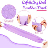 Extended Exfoliating Back Scrubber with Handles