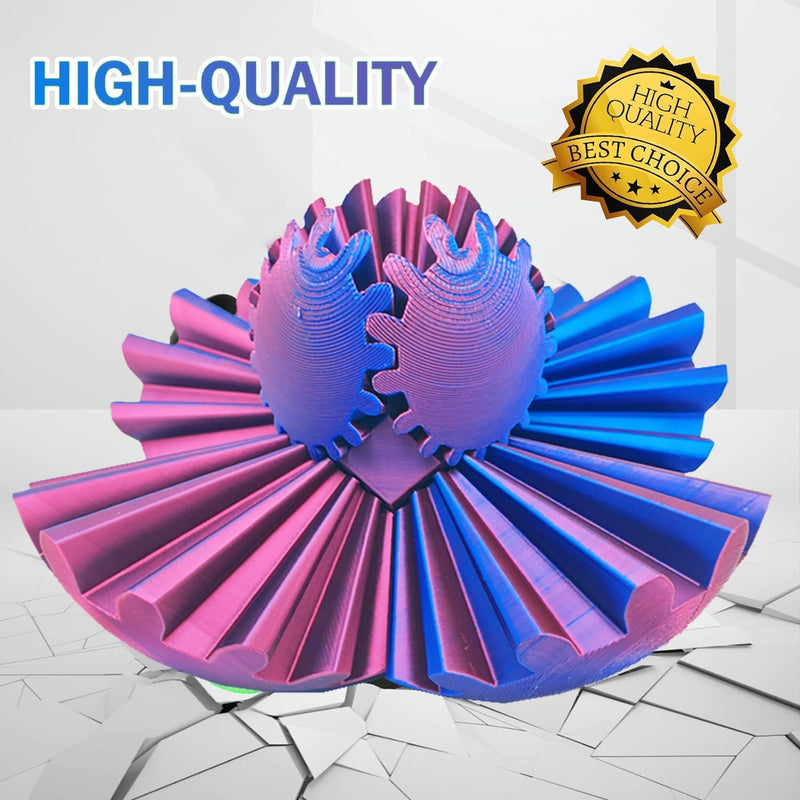 Gear Ball 3D Printed Gear Ball Spin Ball OR Cube Fidget Toy - Perfect for Stress and Anxiety Relaxing fidget Toy, Desk Toy - Ideal for Sensory Needs and Autism (Candy)