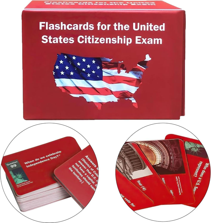 US Citizenship Flash Cards 2024