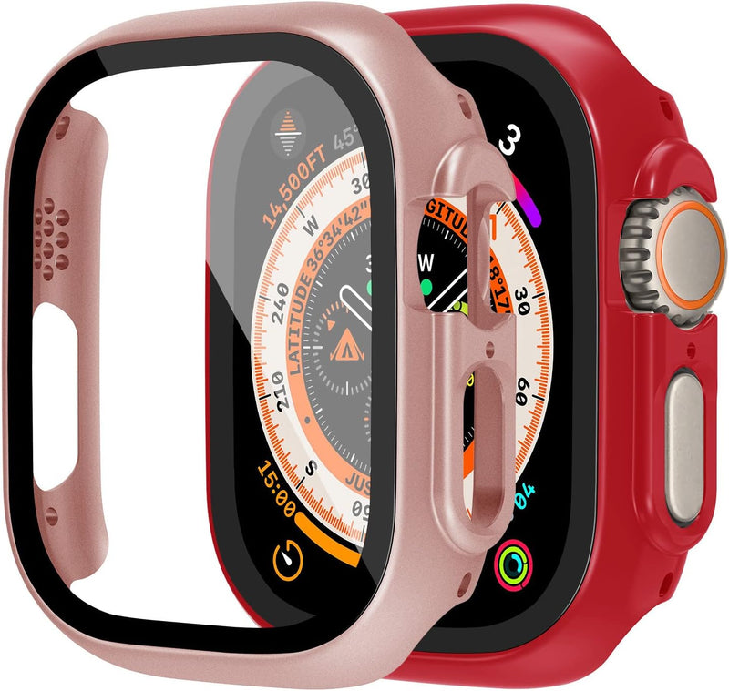 Apple Watch Protective Case with Tempered Glass For Apple Watch- BUY 2 GET FREE SHIPPING