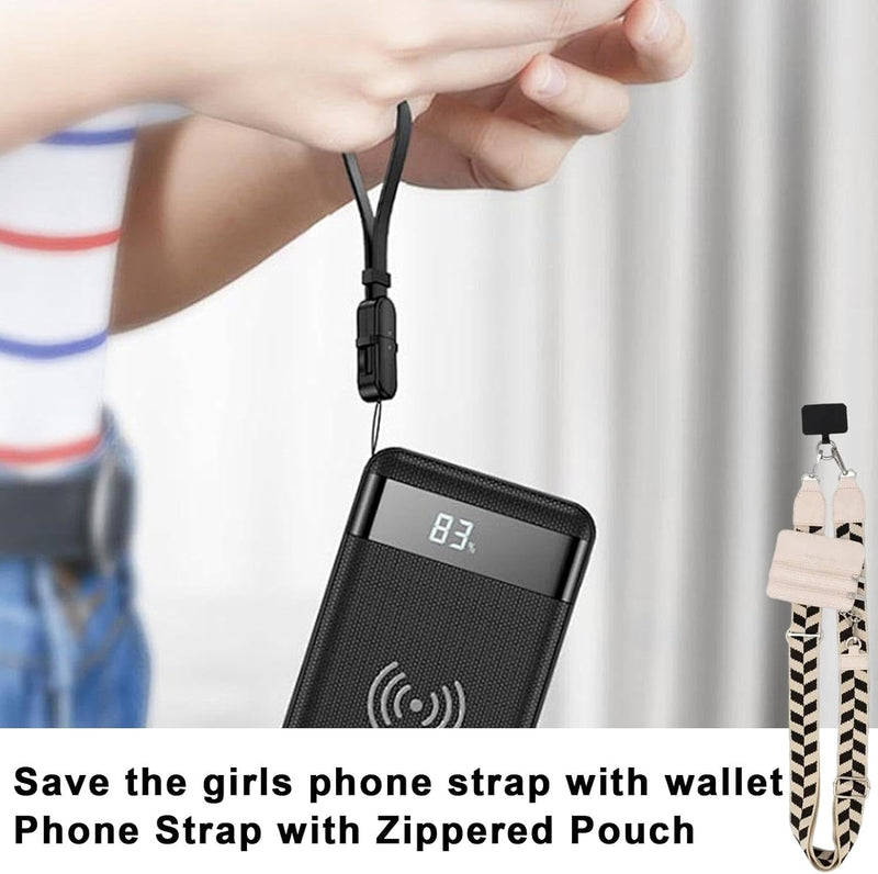 💖Last Day 49% OFF-Phone Strap with Zippered Pouch