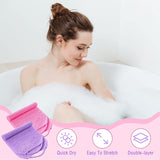 Extended Exfoliating Back Scrubber with Handles