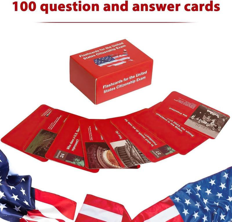 US Citizenship Flash Cards 2024