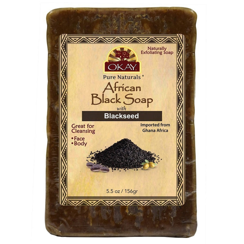 It's Pure Natural African Black Soap Bars with Extra Rich Shea Butter