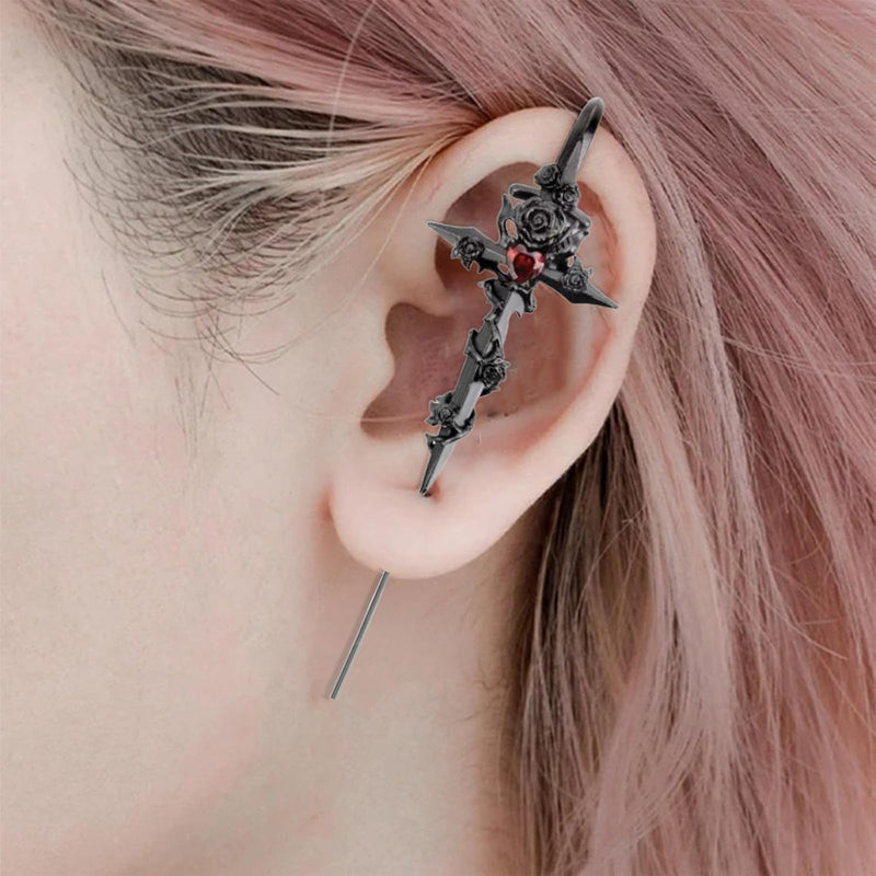 MYTH OF THE MOON Ear Hook Needle Piercing Earring