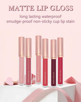 2024 New Nude Lipgloss Set Kaca Lip Set(5PCS)