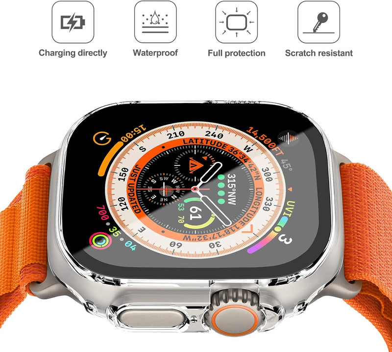 Apple Watch Protective Case with Tempered Glass For Apple Watch- BUY 2 GET FREE SHIPPING