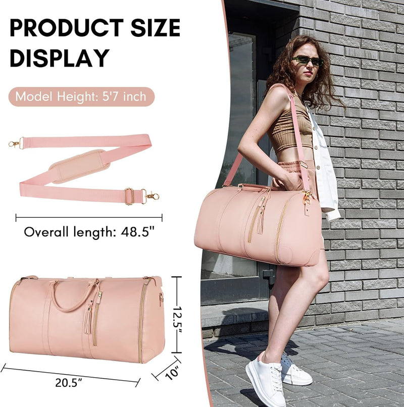 Women Travel Duffle Bag Hanging Suitcase