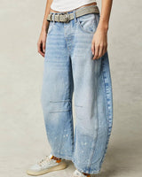 2024 Mid-Rise Barrel Jeans (BUY 2 Free Shipping)