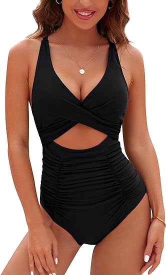 2024🔥Push Up One Piece Tummy Control Swimsuit