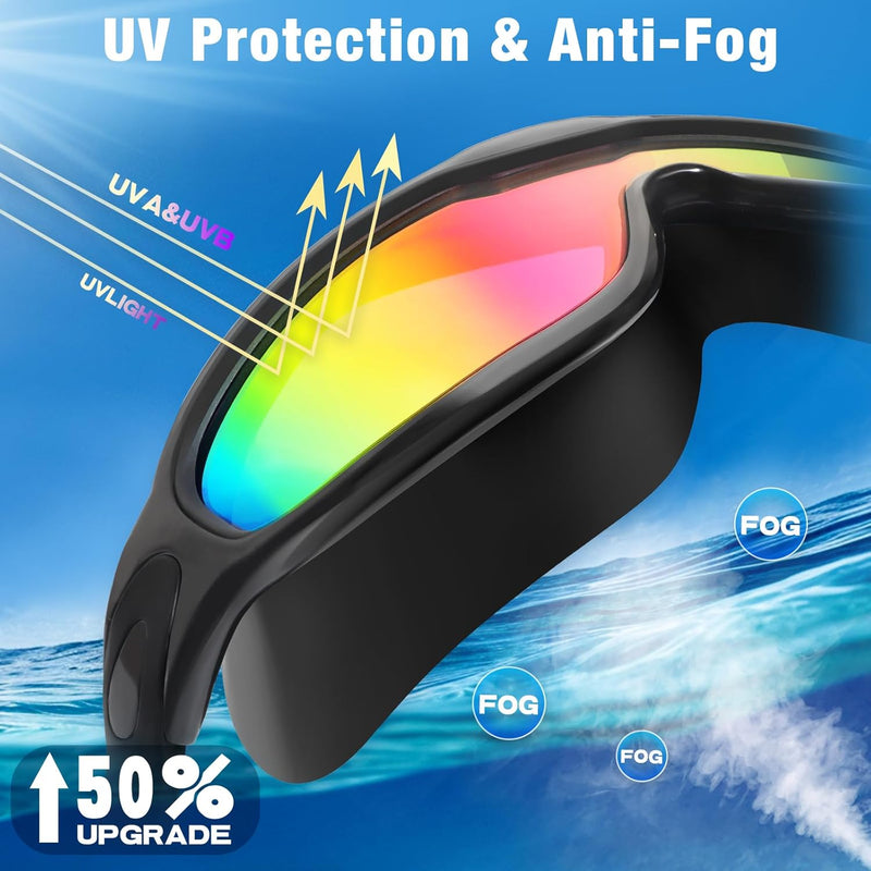 🌈Hot Sale save 47%- No Leaking Swim Glasses for Men Women and Youth