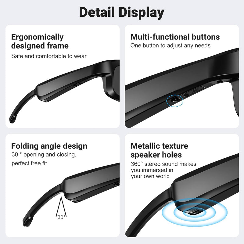 🌈2024 Upgrade Bluetooth Sunglasses