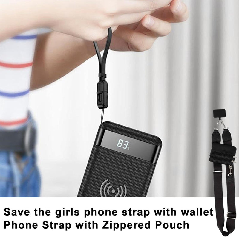 💖Last Day 49% OFF-Phone Strap with Zippered Pouch