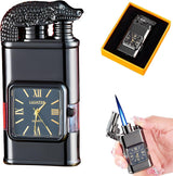 Windproof Lighter Vintage Watch Bezel Jet flame Torch