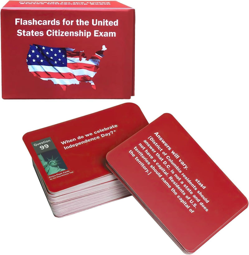 US Citizenship Flash Cards 2024