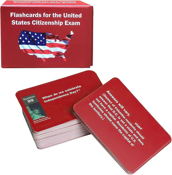 US Citizenship Flash Cards 2024