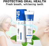 SP-4 Ultra Whitening Toothpaste, SP-4 Probiotic Whitening Toothpaste, Fresh Breath, Stain Removing. (Blue)