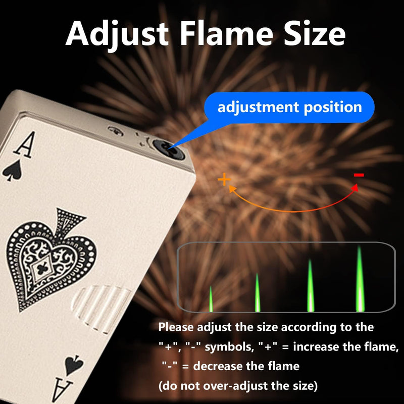 Green Flame Ace Lighter