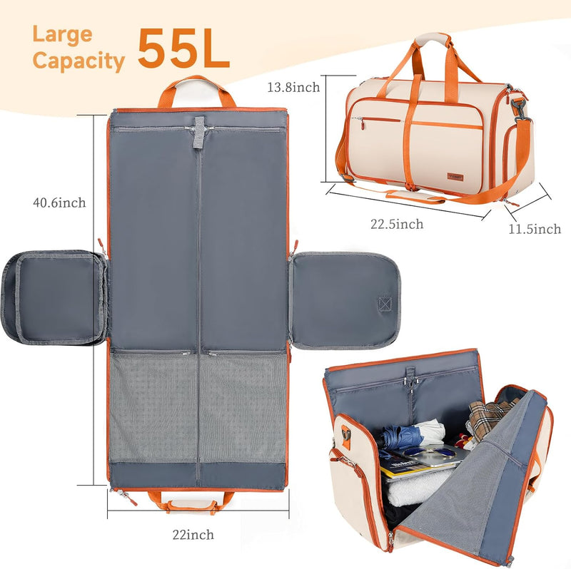 Women Travel Duffle Bag Hanging Suitcase