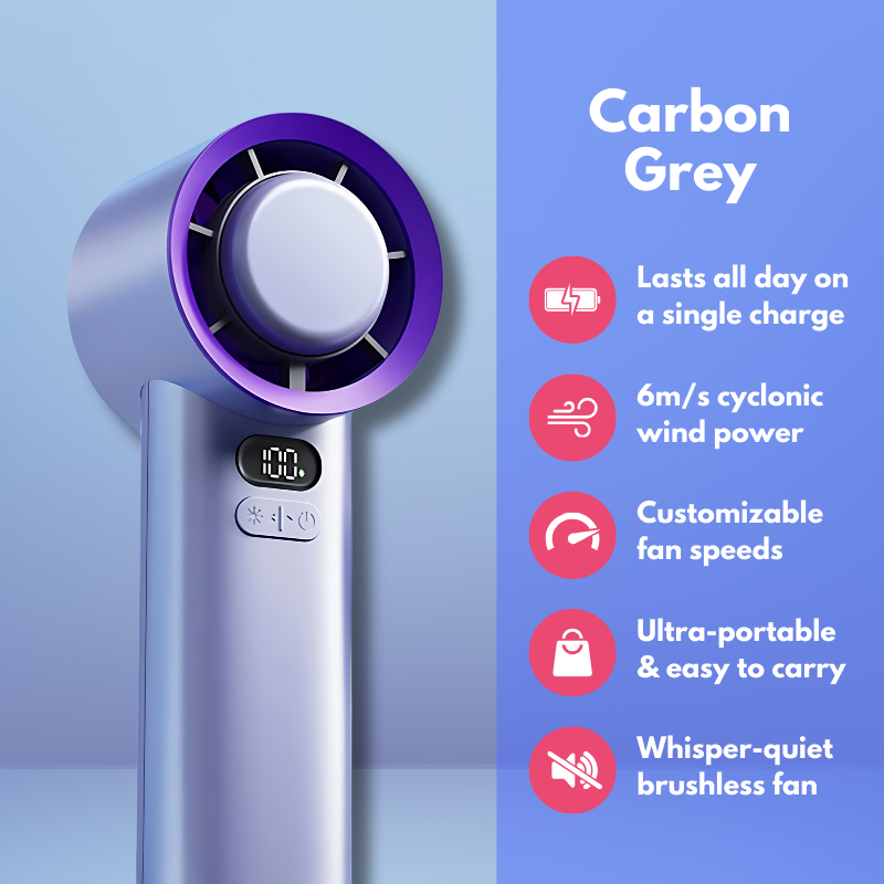 iJet® Portable Handheld Cyclone Fan by iTURBO™