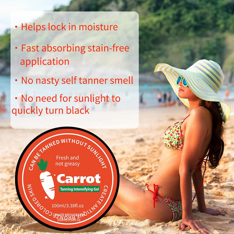 Natural Carrot Tanning Intensifying Gel