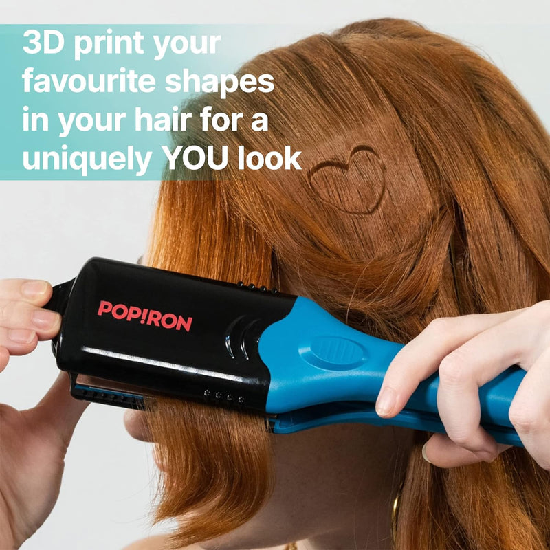 Hair Straightener & 3D Image Hair Imprinting Iron