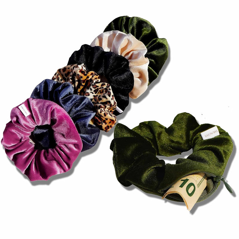 Scrunchie With Zipper Pocket Storage - BUY 2 GET FREE SHIPPING