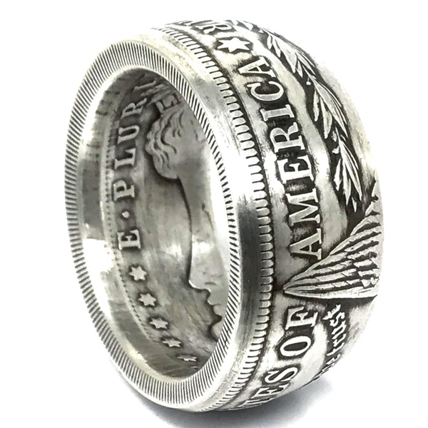 MORGAN Silver Dollar U.S. Coin Ring (Sizes 7-13)