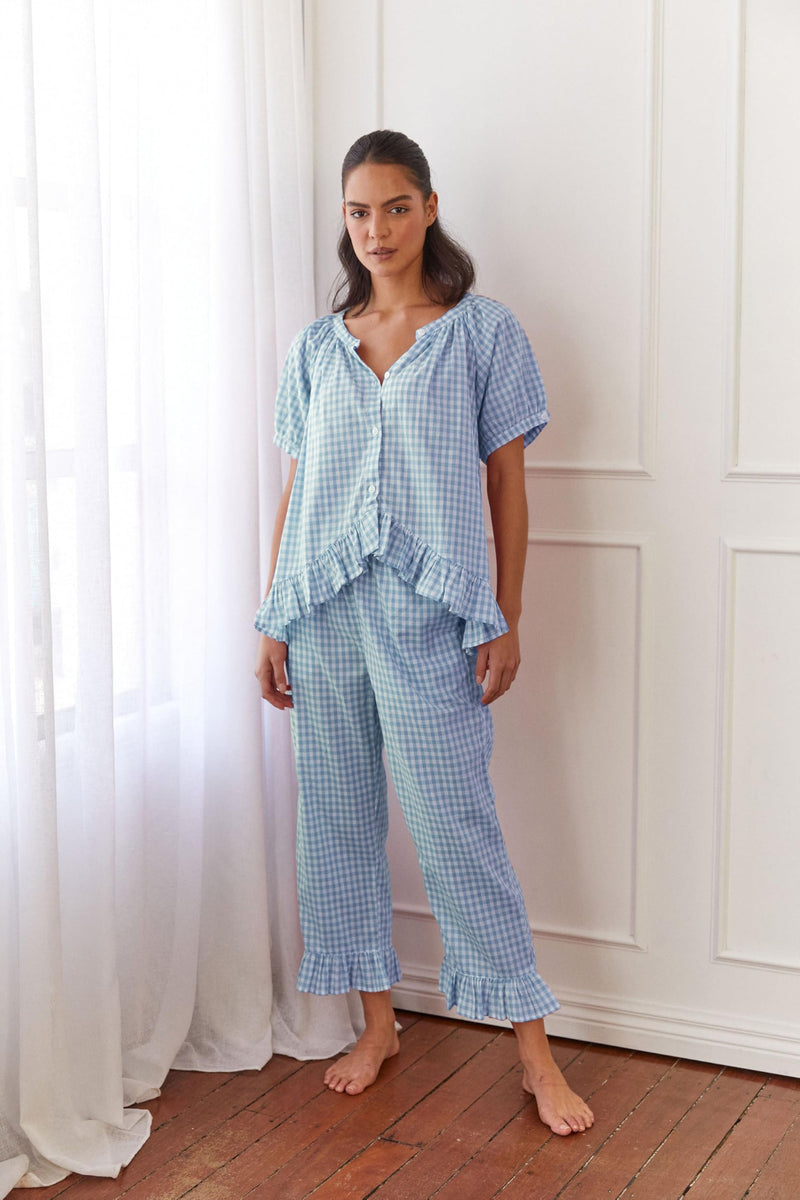 Sophie Sleep Set Gingham Berry