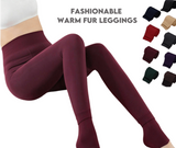 Fashionable Warm Fur Leggings