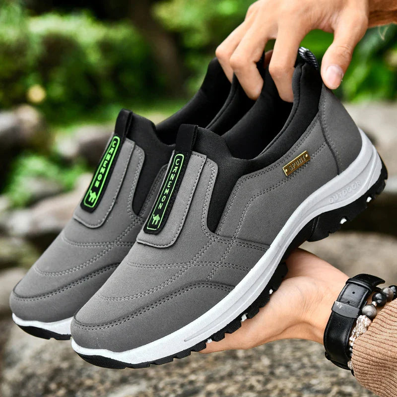 🔥Authenticity- Guaranteed-Men's Comfortable Waterproof Breathable Orthopedic Walking Shoes Hiking Shoes