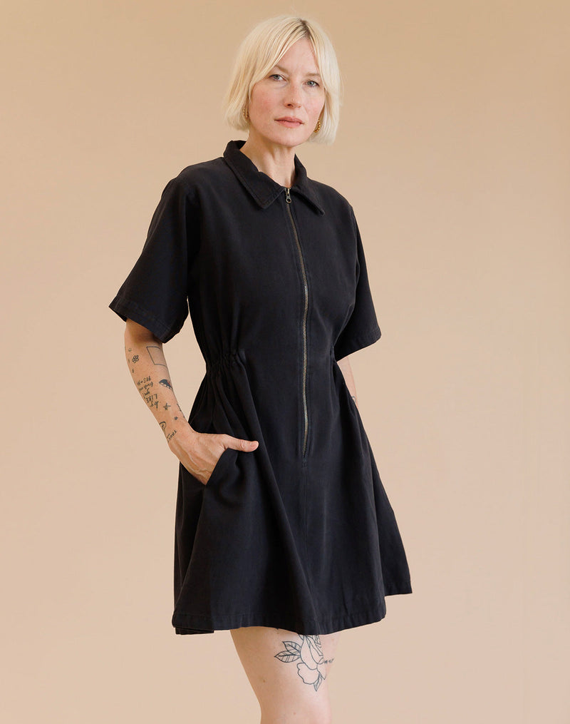 Utility Cinched Zip Dress (Buy 2 Free Shipping)