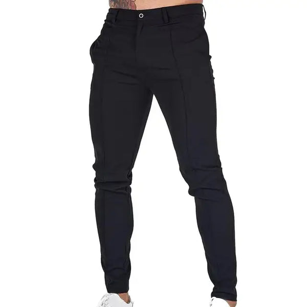 Men's Spring Summer Slim Fit Straight Leg Casual Pants