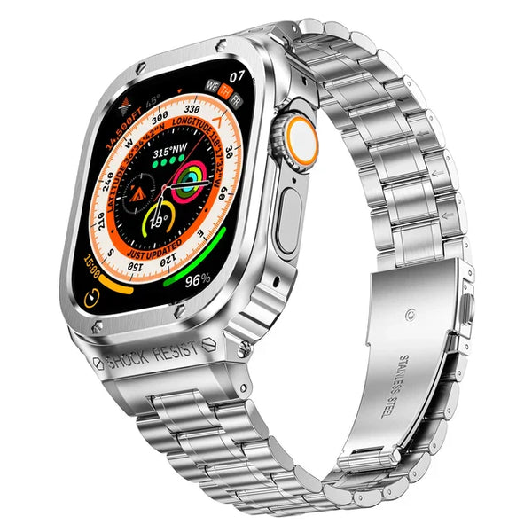 Watch Stainless Steel Band Alloy Case