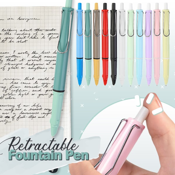 One-Press Retractable Fountain Pen