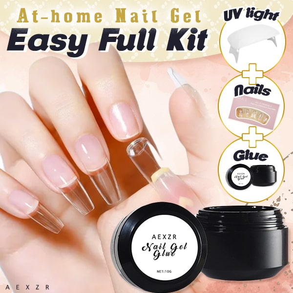 Multi-Purpose Press On Nail Gel Set