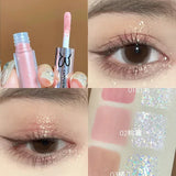 HOT SALE 40% OFF🔥Liquid Glitter Eyeliner and Matte Cream Eyeshadow 2 in 1