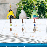 Chimes For Outdoors 15.7in Long Creative Resin Wind Chime Crisp Sound Windchimes Unique Outdoor Clearance Bird Decor For Patio