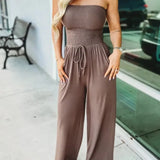 (🎁2024 Hot Sale)❤️Strapless Waist Jumpsuit