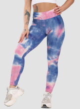 Tie-dyed Leggings Compression Yoga Pants for Women