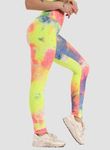 Tie-dyed Leggings Compression Yoga Pants for Women