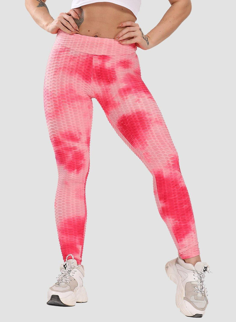 Tie-dyed Leggings Compression Yoga Pants for Women