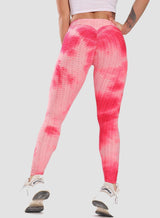 Tie-dyed Leggings Compression Yoga Pants for Women