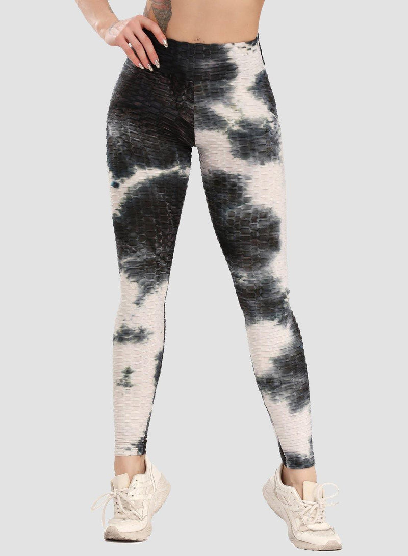 Tie-dyed Leggings Compression Yoga Pants for Women