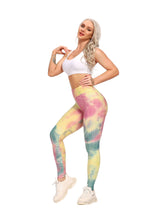 Tie-dyed Leggings Compression Yoga Pants for Women