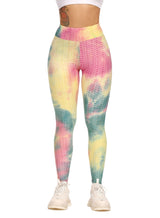 Tie-dyed Leggings Compression Yoga Pants for Women