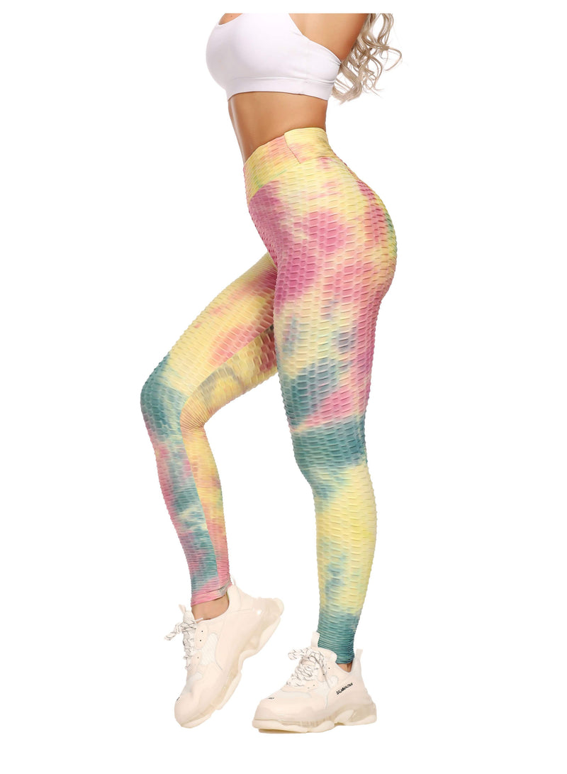 Tie-dyed Leggings Compression Yoga Pants for Women