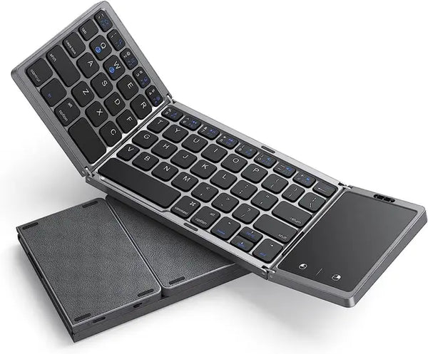 Foldable Bluetooth Keyboard with Touchpad