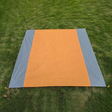 Folding Pocket Camping Mat Anti-sand 210D Polyester Creative Climb Outdoor Ultra-thin Waterproof Picnic Beach Blanket